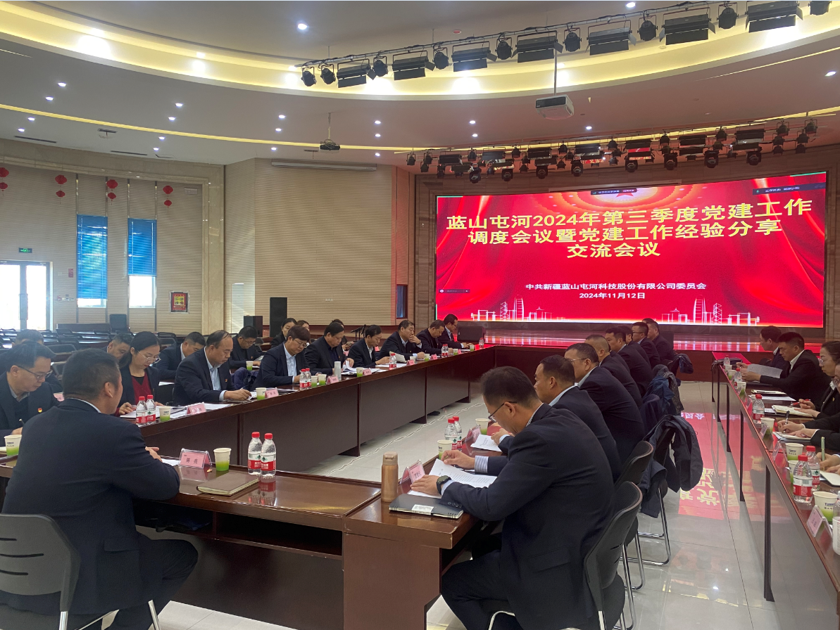 党建引领显成效  成本管控创佳绩——蓝山屯河召开第三季度党建工作经验分享会